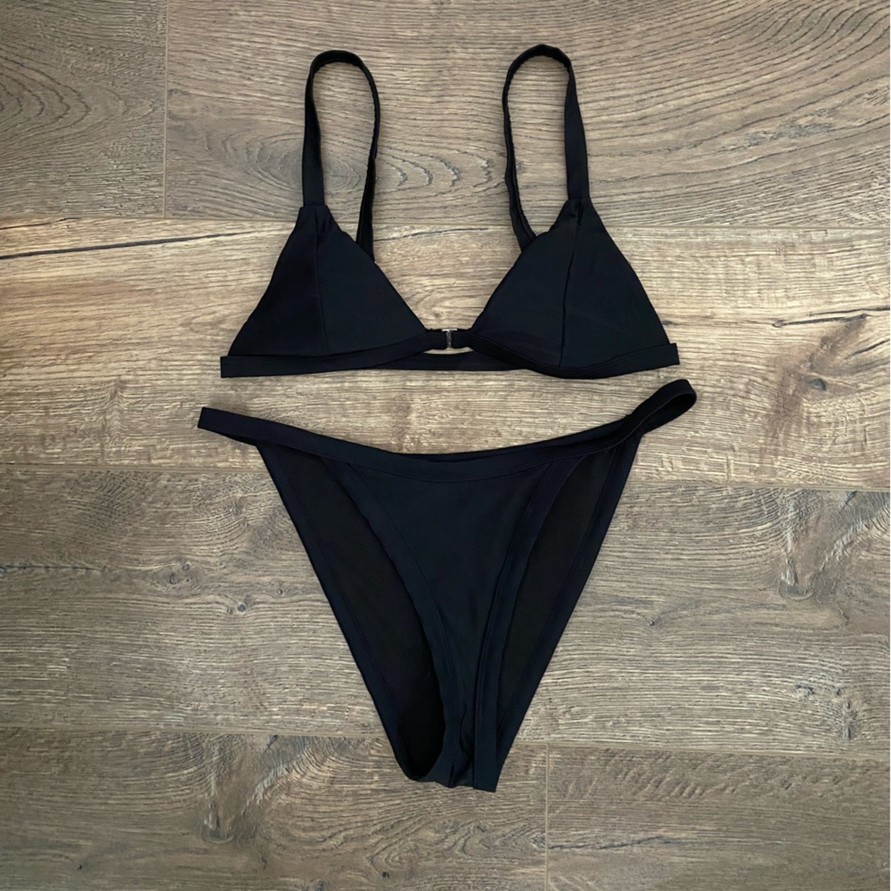 Black Forever 21 high waist bikini